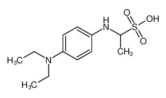 1-[4-(diethylamino)anilino]ethanesulfonic acid 54749-08-5