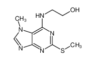 104802-80-4 structure, C9H13N5OS