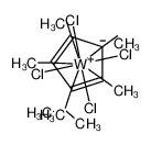 91230-76-1 structure, C15H26Cl4W