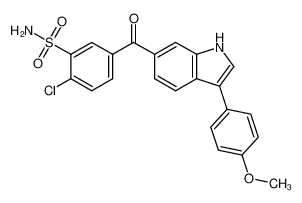 1189544-54-4 structure, C22H17ClN2O4S