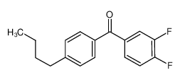 845781-04-6 structure, C17H16F2O