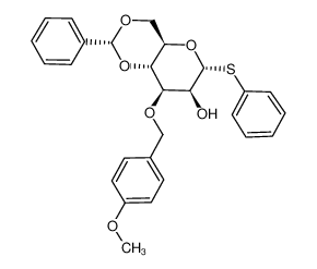 phenyl 4,6-O-benzylidene-3-O-(4-methoxybenzyl)-1-thio-α-D-mannopyranoside 168138-26-9