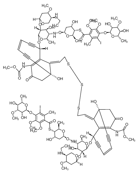 125204-69-5 structure, C108H142I2N6O42S5