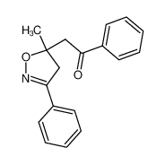 134370-29-9 spectrum, 2-(5-methyl-3-phenyl-4,5-dihydroisoxazol-5-yl)-1-phenylethanone