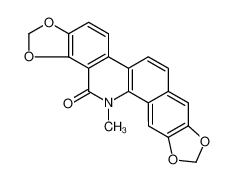 13-甲基[1,3]苯并二氧戊环并[5,6-c][1,3]二氧杂环戊并[4,5-I]菲啶-14(13H)-酮