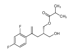 (S)-4-(2,4-difluorophenyl)-2-(hydroxymethyl)pent-4-en-1-yl isobutyrate