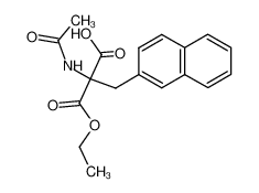 136015-50-4 spectrum, 2-acetamido-3-ethoxy-2-(naphthalen-2-ylmethyl)-3-oxopropanoic acid