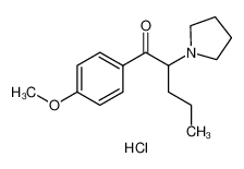 4-Methoxy-.α.-pyrrolidinopentiophenone (hydrochloride) 5537-19-9