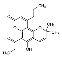 166983-61-5 spectrum, 5-hydroxy-2,2-dimethyl-10-propyl-6-propionyl-2H,8H-pyrano[2,3-f]chromen-8-one