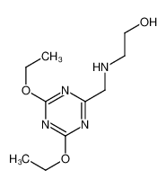 2-[(4,6-diethoxy-1,3,5-triazin-2-yl)methylamino]ethanol 53207-76-4