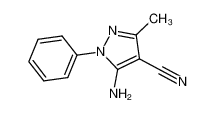 5-Amino-3-methyl-1-phenyl-1H-pyrazole-4-carbonitrile 5346-56-5