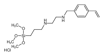 N'-[(4-ethenylphenyl)methyl]-N-(3-trimethoxysilylpropyl)ethane-1,2-diamine,hydrochloride 33401-49-9