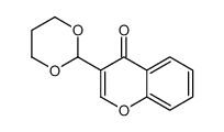 88021-75-4 3-(1,3-dioxan-2-yl)chromen-4-one