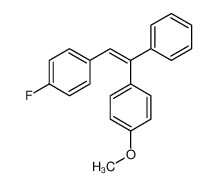 1-fluoro-4-[(E)-2-(4-methoxyphenyl)-2-phenylethenyl]benzene 1237-20-3