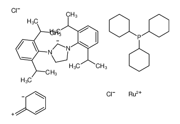 373640-75-6 structure, C52H78Cl2N2PRu-