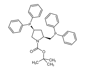 (2S,4S)-4-二苯基膦-2-(二苯基膦甲基)-N-叔丁氧羰基-吡咯烷