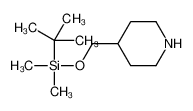 tert-butyl-dimethyl-(piperidin-4-ylmethoxy)silane 204580-41-6