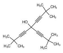 52917-32-5 spectrum, Tris(3,3-dimethylbutynyl)methyl alcohol