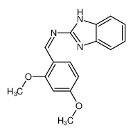 84257-85-2 N-(1H-benzimidazol-2-yl)-1-(2,4-dimethoxyphenyl)methanimine