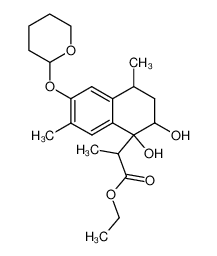 136967-07-2 structure, C22H32O6