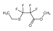 methyl 3-ethylsulfanyl-2,2,3,3-tetrafluoropropanoate 77705-85-2