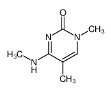 1,5-dimethyl-4-methylamino-1H-pyrimidin-2-one 25307-94-2