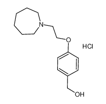 (4-(2-(azepan-1-yl)ethyl)phenyl)methanol hydrochloride 328933-65-9