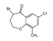 4-bromo-7-chloro-9-methyl-3,4-dihydro-2H-1-benzoxepin-5-one