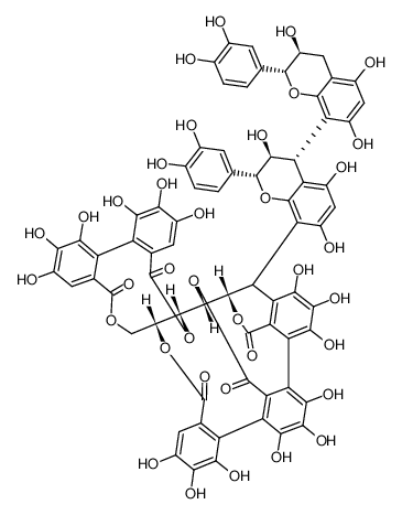 118964-17-3 structure, C71H50O37