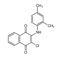 2-chloro-3-(2,4-dimethylanilino)naphthalene-1,4-dione 64505-56-2