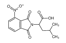 4-甲基-2-(4-硝基-1,3-二氧代-1,3-二氢异吲哚)-戊酸