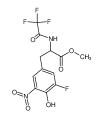 73210-54-5 spectrum, methyl 3-(3-fluoro-4-hydroxy-5-nitrophenyl)-2-(2,2,2-trifluoroacetamido)propanoate