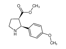 methyl (2S,3R)-2-(4-methoxyphenyl)pyrrolidine-3-carboxylate 748777-12-0