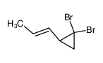 61823-76-5 spectrum, 1,1-dibromo-2-(E-propenyl)cyclopropane