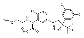 1237587-61-9 structure, C21H17Cl3F3N3O4