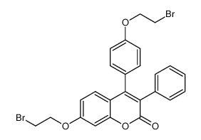 1450604-22-4 7-(2-bromoethoxy)-4-(4-(2-bromoethoxy)phenyl)-3-phenyl-2H-chromen-2-one