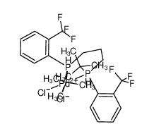 1029056-89-0 structure, C25H34Cl2F6P2Pd