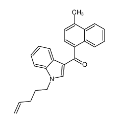 (4-Methyl-1-naphthyl)[1-(4-penten-1-yl)-1H-indol-3-yl]methanone 1445577-68-3