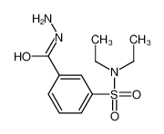 N,N-diethyl-3-(hydrazinecarbonyl)benzenesulfonamide 96134-80-4