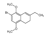 77199-89-4 2-bromo-7-ethyl-5,6-dihydro-1,4-dimethoxynaphthalene