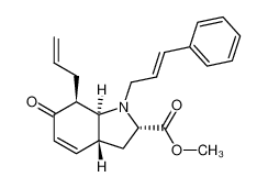 486421-51-6 7-allyl-1-(3-phenylallyl)-6-oxo-(2S,3,3aR,6,7,7aR)-hexahydro-1H-indole-2-carboxylic acid methyl ester