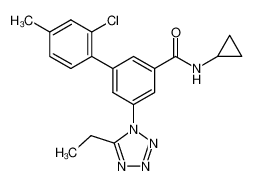 1000585-13-6 structure, C20H20ClN5O