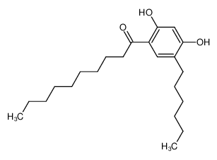 393519-45-4 spectrum, 1-(5-hexyl-2,4-dihydroxyphenyl)decan-1-one