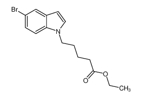 5-(5-溴-1H-吲哚-1-基)戊酸乙酯