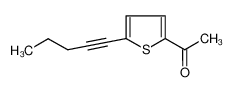 1-(5-pent-1-ynylthiophen-2-yl)ethanone 662138-54-7