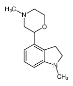 88059-28-3 4-methyl-2-(1-methyl-2,3-dihydroindol-4-yl)morpholine