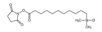 139764-32-2 (2,5-dioxopyrrolidin-1-yl) 11-[chloro(dimethyl)silyl]undecanoate