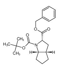 (2S,3aS,6aS)-2-benzyl 1-tert-butyl hexahydrocyclopenta[b]pyrrole-1,2(2H)-dicarboxylate