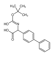 2-(4-联苯基)-2-(boc-氨基)乙酸