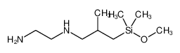 N'-[3-[methoxy(dimethyl)silyl]-2-methylpropyl]ethane-1,2-diamine 31024-49-4